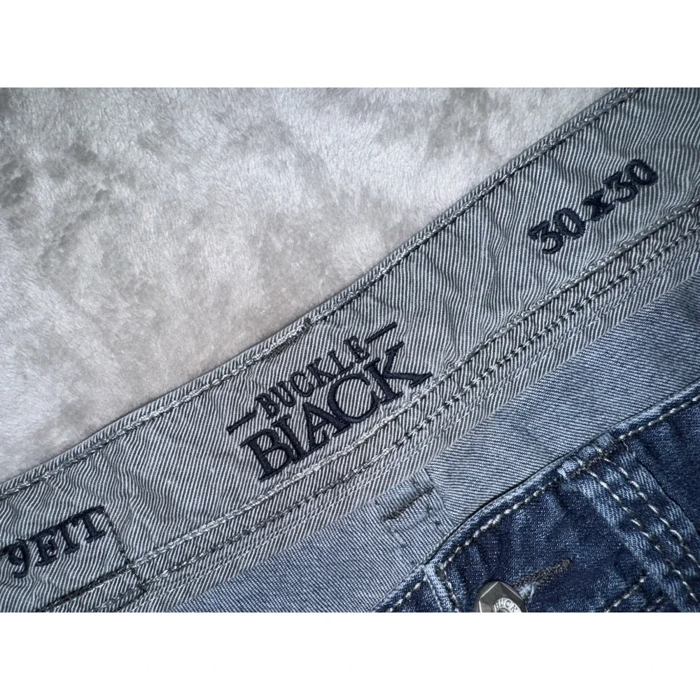 Buckle Black Men's Jeans 30X30 Slim Straight Low‎ Rise Stretch Thick Stitch - Picture 14 of 16